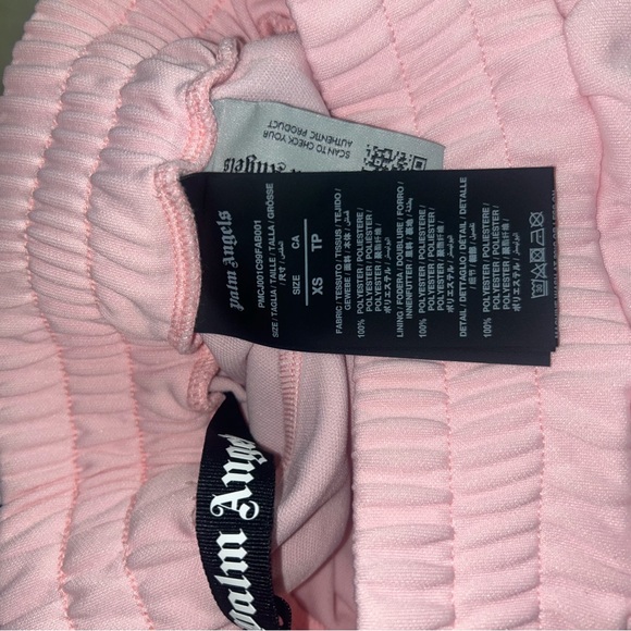 Palm Angels track pants | lt pink | Unisex | XS | Like New - Picture 3 of 3